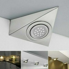 LED Triangle Lights Under Cabinet Unit Cupboard Kitchen Counter Downlight Lamp