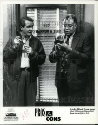 #ad Press Photo Pros amp; Cons Richard Crenna and James Earl Jones cvp97978 $24.99