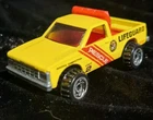 Hotwheels Chevy S10 4x4 Lifeguard Rescue Truck Beach B11-115 1982 Vintage