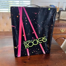 Vintage 1985 Barbie And The Rockers Doll Case Vinyl Carry Case Only Mattel Neon