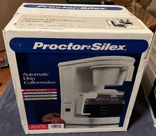 Proctor Silex 12 Cup Automatic Drip Coffeemaker A607A  Vintage New In Box