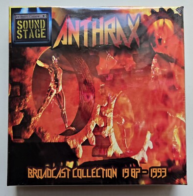 Anthrax - Broadcast Collection 1987-1993 - 4 x CD Box Set NEW & SEALED 