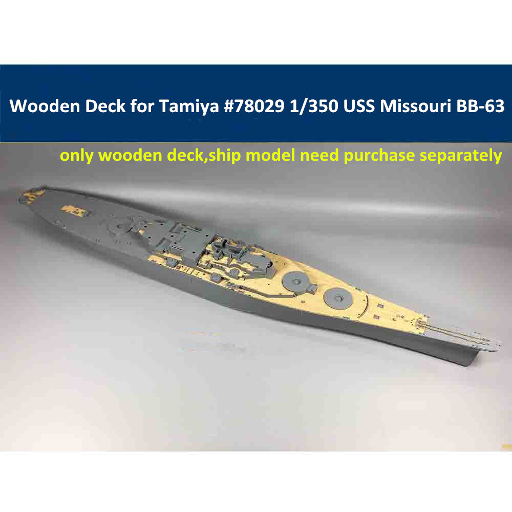 Wooden Deck for Tamiya 78029 1/350 Scale USS Missouri BB-63 