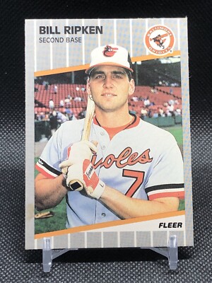1989 Fleer Bill Ripken BLACK BOX Over FF Face Error Card #616 Rare