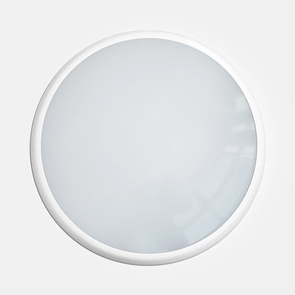 Sensor de emergencia/microondas con luz LED 2D de 18 vatios IP65 mampara blanca