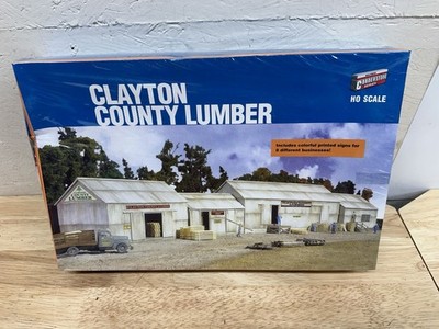 Walthers Cornerstone 933-2911 Clayton County Lumber HO Scale Building Model Kit