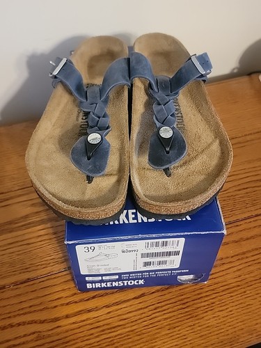 Women's, Navy, Birkenstock, Size 39, Gizeh Braided - NEW IN BOX!! - Picture 6 of 8