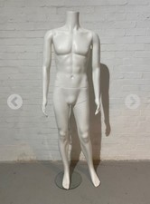 Faceless Male Full Body Mannequin with Stand for Retail Display Store Commercial