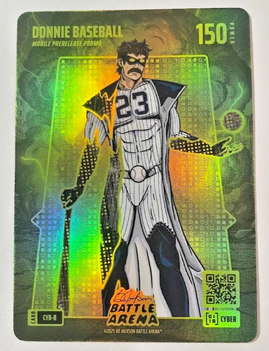 2025 Bo Jackson Battle Arena NSCC Donnie Baseball Cyber Promo MINT - PACK FRESH!