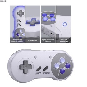 2.4G Wireless SNES Switch Online Controller for Switch Switch 2 PC Super NES MAC