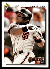 Kevin Mitchell 1992 Upper Deck #266 Giants MLB READ FREE SHIPPING AutographDen