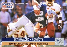 Jay Novacek 1991 Pro Set #12 Dallas Cowboys