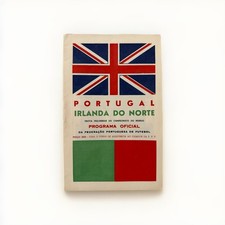 1957 Portugal v Northern Ireland World Cup Qualifier (Sweden 1958) Programme