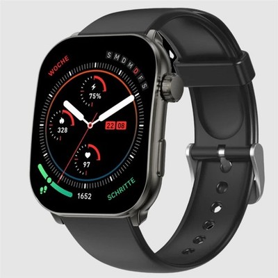 Gard Pro Health Smartwatch 3   Gebogenes Display, 110+ Sportmodi, IP68