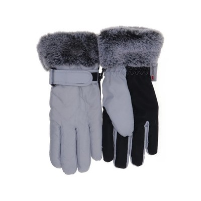 3m Thinsulate, Handschuhe, Größe: ONE SIZE, Grau/Schwarz, Damen #eJ1