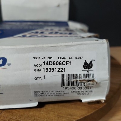 NEW ACDelco Advantage Disc Brake Pads Metal 14D506CF1 - NEW