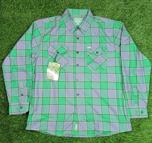 New Dixxon Flannel Company Shirt Men 2X Green Plaid The Auld Pub St Patricks Day
