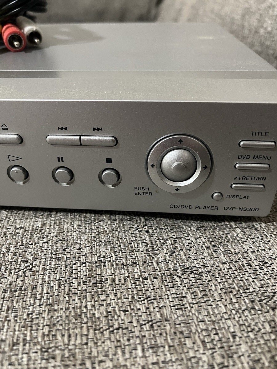 Sony DVP-NS300 DVD & CD Video Player & Some Cords - NO REMOTE