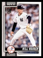 2026 Topps #176 Will Warren New York Yankees