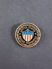 Vintage United States Soccer Federation Football Club Badge Pin Pins
