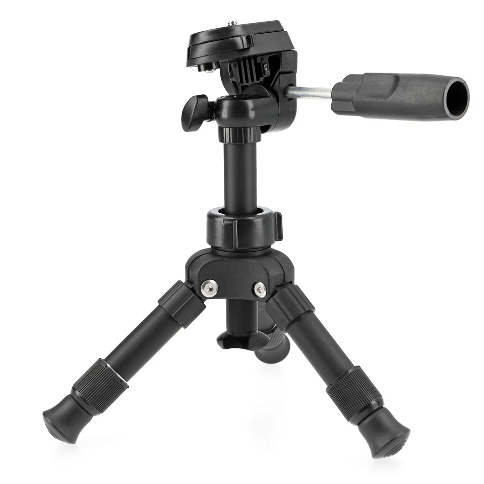 Leichtes Robustes Kamera Stativ mit 3-Wege-Kopf Schnellwechselplatte Wasserwaage - Bild 4 von 4
