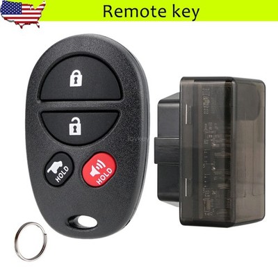 Key Programmer + Remote Fob For 2008 - 2017 Toyota Sequoia 2004 - 2009 Sienna