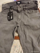 Paige Men's Transcend normandie Laroy Straight Jeans Size  W31/34 New With Tags.
