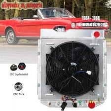 For 1964-1966 Ford Mustang 260 289 V8 At Aluminum 3 Row Radiator Shroud Fan Kits For 1964-1966 Ford Mustang 260 289 V8 At Aluminum 3 Row Radiator Shroud Fan Kits