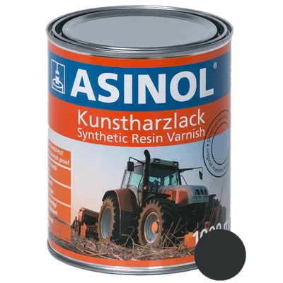ASINOL (15,98 EUR/l) Kunstharzlack Linde Gabelstapler Dunkelgrau 1.000 ml Lack Farbe