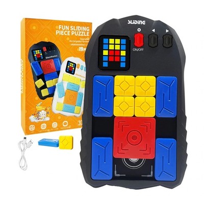 Super Slide Puzzle Game, Rechargeable Electronic Brain Teaser with 500+ Level...