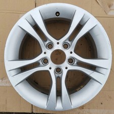 1x Alufelge 16 Zoll 7.0" 5x120 31ET Glanz Silber 6780907 BMW 3 E46 F32 E90 F31