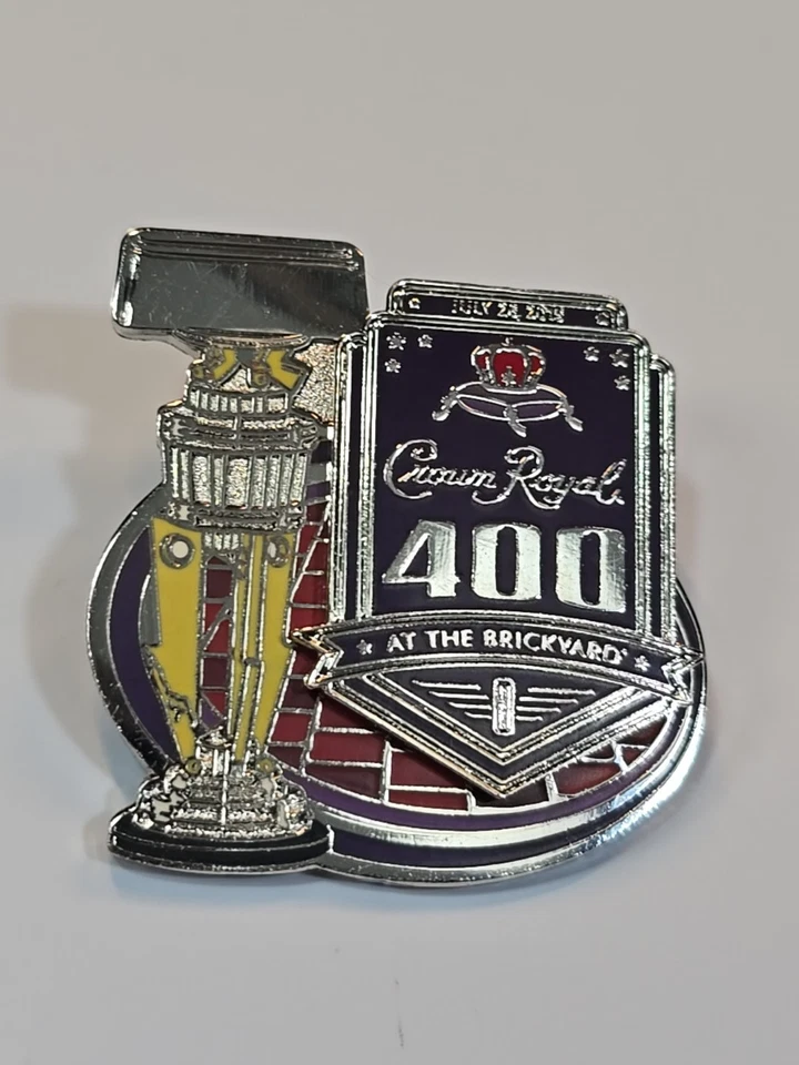 Crown Royal 400 At the Brickyard 2015 Lapel Pin Trophy Style Kyle Busch - Image 2 of 4