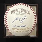 MADISON BUMGARNER Signed 2014 World Series Baseball “14 WS MVP” #/500 LOJO COA