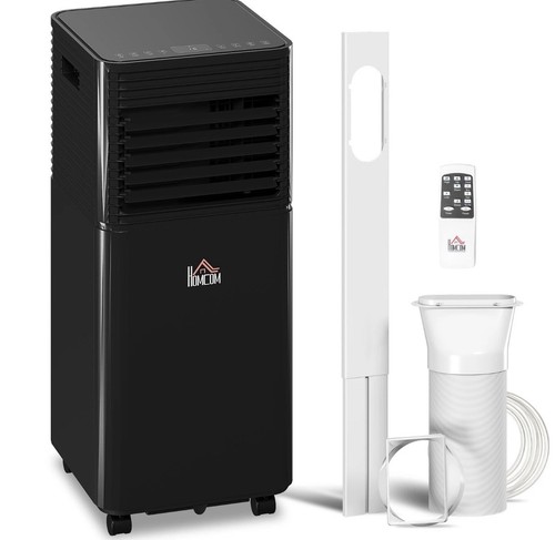 HOMCOM 7000BTU Portable Air Conditioner 4 Modes, Black in box