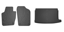 Frogum Fußmattensatz Autoteppich + Kofferraumwanne für VW Polo 6R 6C 6R_