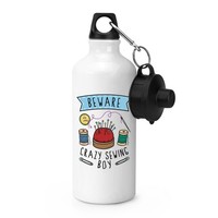 Beware VerrüCkt NäHen Boy Sports Wasserflasche Scherz Son Lustig Kinder Handwerk
