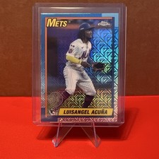 Topps 2025 Series 2 Luisangel Acuña Rookie Mojo Refractor Mets #T90C128