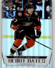 2022-23 Upper Deck Mason McTavish Debut Dates #DD-23 Anaheim Ducks