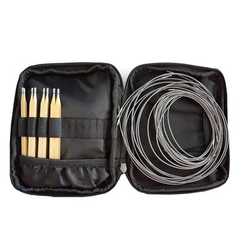 Square Full Interchangeable Kit Golden Edition, 12 Sizes of 5.5" Tips, 5 Firm... - Picture 3 of 5