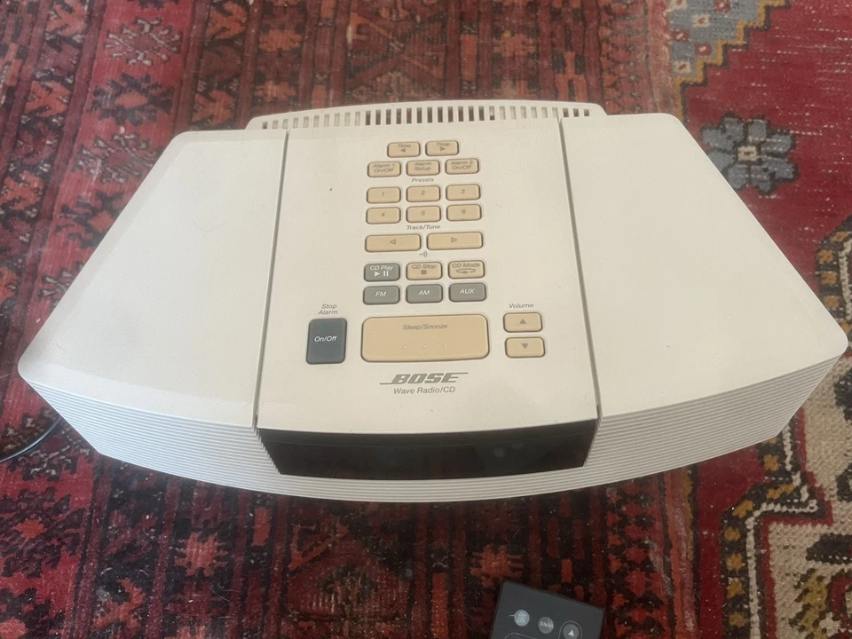 Bose Wave Radio Music System AWR1-1P Aux Alarm Amfm Clean W/ Remote Read - Image 2 of 4