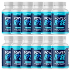 Power Rise Male Vitality Support Supplement, PowerRise Formula | 12 Bottles