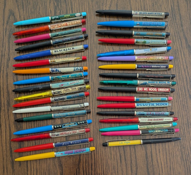 35 USA United States Travel Floaty Souvenir Pen  Denmark