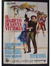 manifesto IL SEGRETO DI SANTA VITTORIA anna magnani anthony quinn virna lisi vin