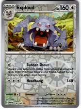 pokemon card exploud Pokémon Trading - 119/168 - Evolution Card Set - Sun Moon Celestial Storm - Loudred & Whismur Rare Card Type Exploud | Pokémon Cards and