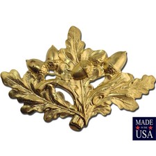 Gold Plated Large Acorn and Leaves Stamping 1...