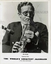 1972 Press Photo Musician Bob Wilber Featured With The World's Greatest Jazzband