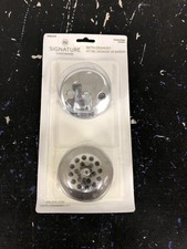 Signature Hardware 446705 Alcove Tub Drain Trip Lever Overflow Cover - Chrome