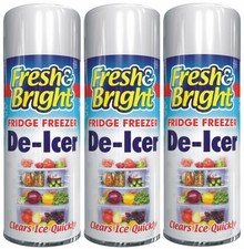 200ML De Icer Spray 3X Fridge Freezer Defrost Clears Ice Quickly Anti Bacterial
