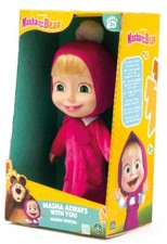 BAMBOLA MASHA E ORSO MASHA CON VESTITO INVERNALE 23 CM
