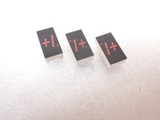 LTS311AR +/- NUMBER 1 LCD DISPLAY, 8mm, RED, NUBER 1 +/- CHARACTER, x3pcs
